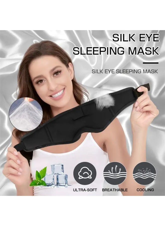 Bukela Sleeping Eye Mask with Bluetooth Headphones, 3D Sleeping Headphones Eye Mask for Side Sleepers, Best Gift and Travel Essential - Image 2