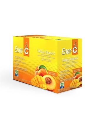 Peach Mango Multivitamin Drink Mix, 1000mg Vitamin C, Non-GMO, Vegan, Real Fruit Juice Powders, Natural Immunity Support, Electrolytes, Gluten Free, 30 Count (Pack of 1) - pzsku/ZFC9A60F41993C16FB1EBZ/45/_/1689270866/c42abb20-614b-49e3-a700-8280b4b0ce82