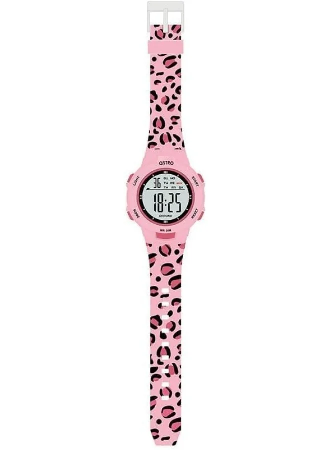 ASTRO Astro Kids Watch, Digital Display and Polyurethane Strap - A23914-PPRP-LP