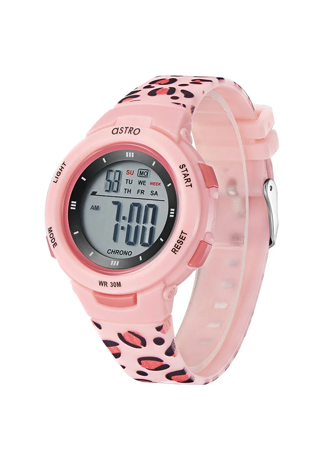 أسترو ASTRO Kids Digital Pink Dial Watch - A23914-PPRP-LP