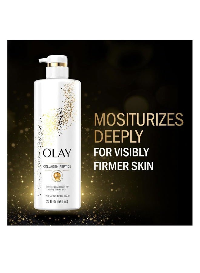 Olay Cleansing & Firming Women's Body Wash with Vitamin B3 and Collagen, 20 fl oz - Image 2
