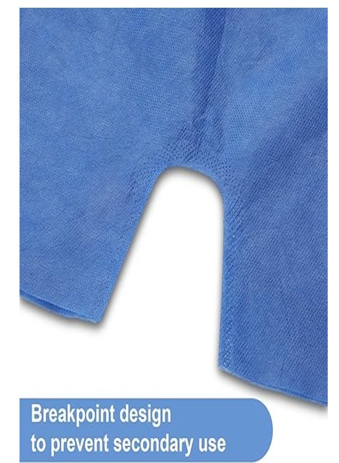 Global Star 100 Pcs Disposable Exam Shorts - Unisex Non-Woven Medical Patient Shorts with Elastic Waistband, Breathable and Comfortable for Examination, Massage, Spray Tanning, and Spa (Blue)  - Image 4