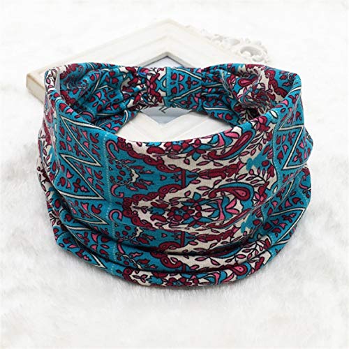 K-Elewon 3 Pack Women Wide Elastic Head Wrap Headband Sports yoga Hair Band (3 Pack(A12)) - Image 3