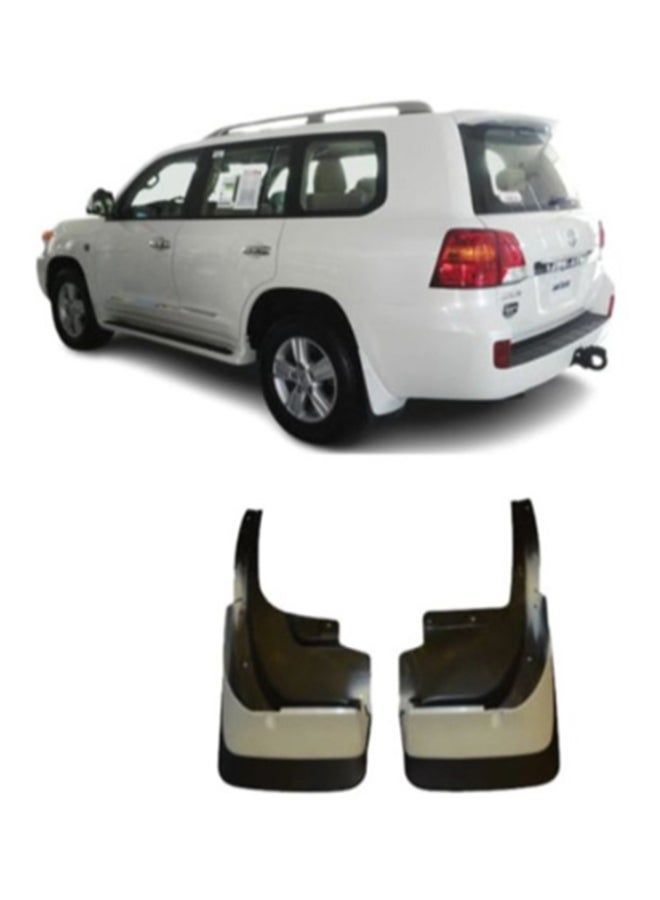 Front and Rear Mud Flaps for Toyota Land Cruiser 60 Series 2011-2015 - Image 2
