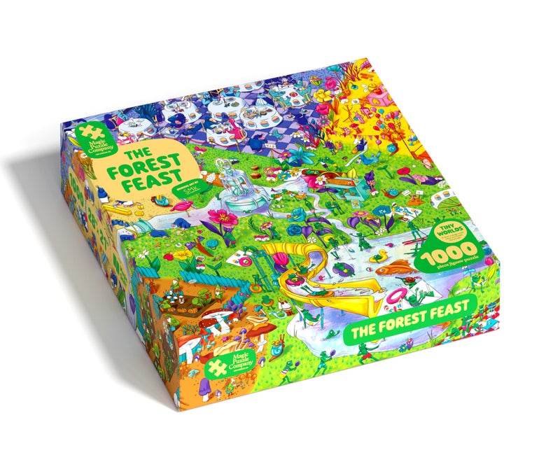 Magic Puzzle Company The Forest Feast 1000 Piece Jigsaw Puzzle from The Magic Puzzle Company Series Two
