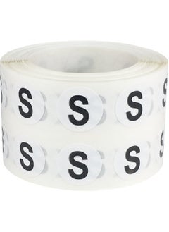 InStockLabels.com Letter S Inventory Labels .5 Inch Round Circle Dots 1,000 Adhesive Stickers 