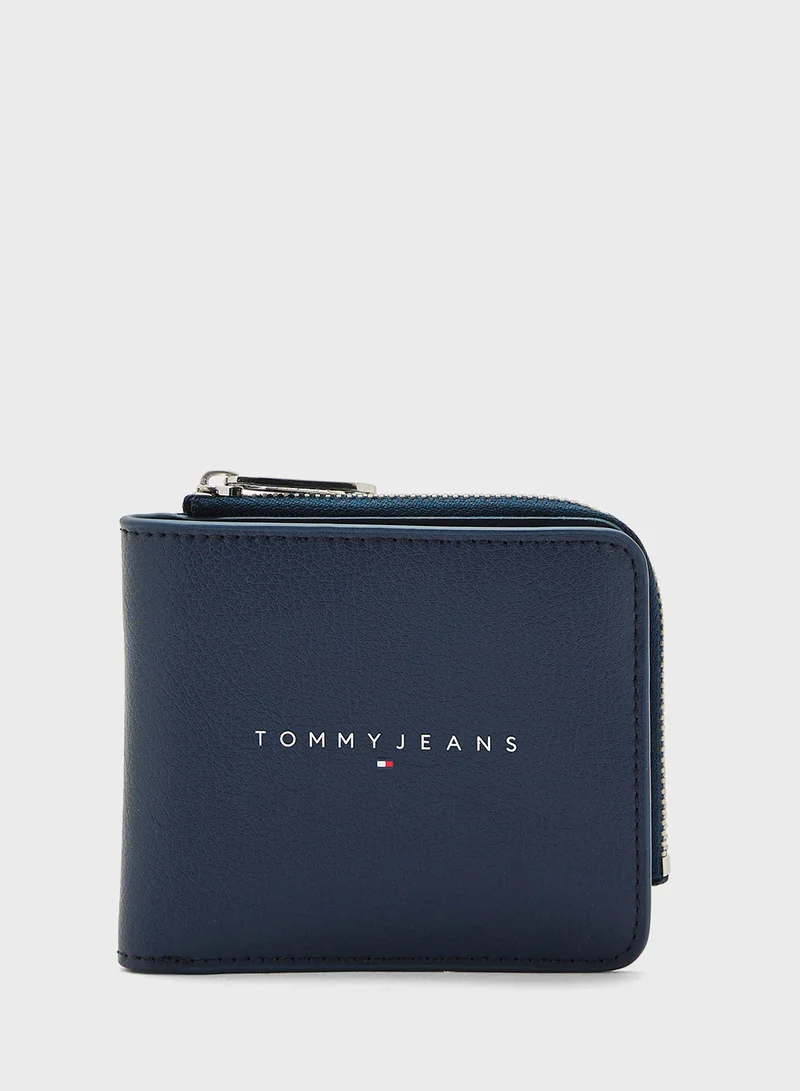TOMMY JEANS Logo Detail Linear Bifold Wallet