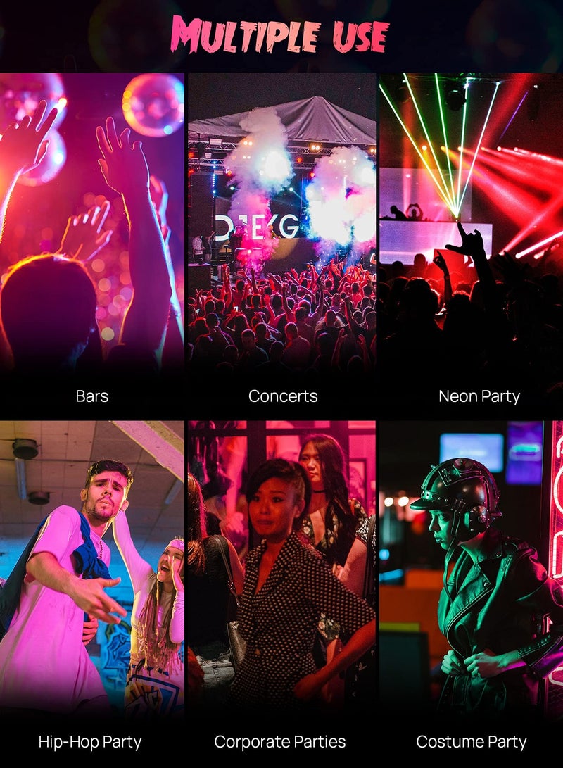 SYOSI 3 Pieces LED Light Up Ties for Men Adjustable Novelty Neckties Glow Necktie Neon in the Dark, Bars Party Show Costume Accessory Green, light blue, blue. - Image 5