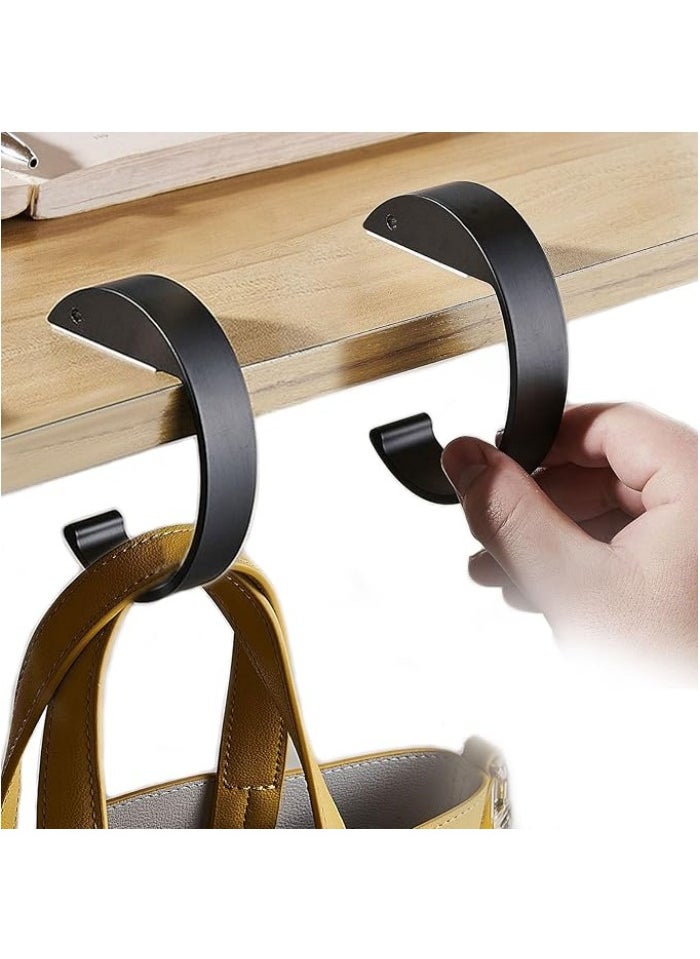 Generic - 2PCS C Shape Purse Hook for Table Handbag Hanger for Desk Heavy Duty Purse Hook Bag Holder Made of high-Strength Alloy Materials Hanger Various Heavy Items Desk Hook - Image 1