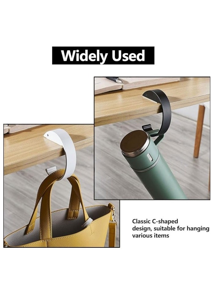 Generic - 2PCS C Shape Purse Hook for Table Handbag Hanger for Desk Heavy Duty Purse Hook Bag Holder Made of high-Strength Alloy Materials Hanger Various Heavy Items Desk Hook - Image 1