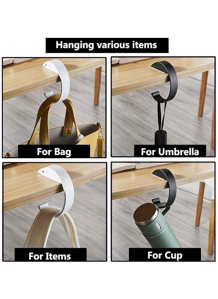 Generic - 2PCS C Shape Purse Hook for Table Handbag Hanger for Desk Heavy Duty Purse Hook Bag Holder Made of high-Strength Alloy Materials Hanger Various Heavy Items Desk Hook - Image 1