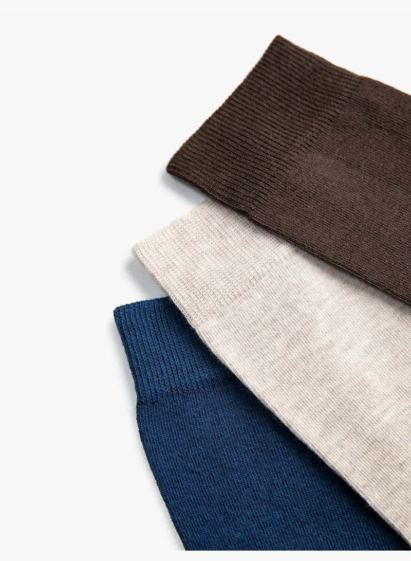 KOTON 3-Pack Socket Socks Set