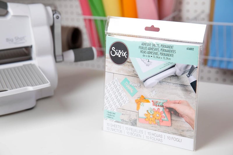 Sizzix Adhesive Sheet Set - 10-Piece, 6-inch x 6-inch Crafting Sheets - Image 4