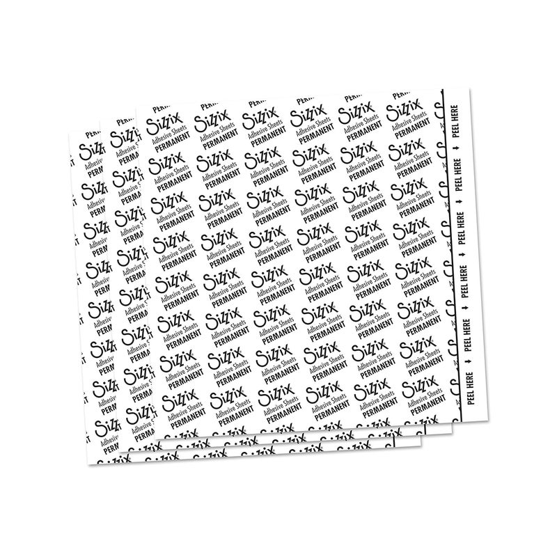 Sizzix Adhesive Sheet Set - 10-Piece, 6-inch x 6-inch Crafting Sheets - Image 1