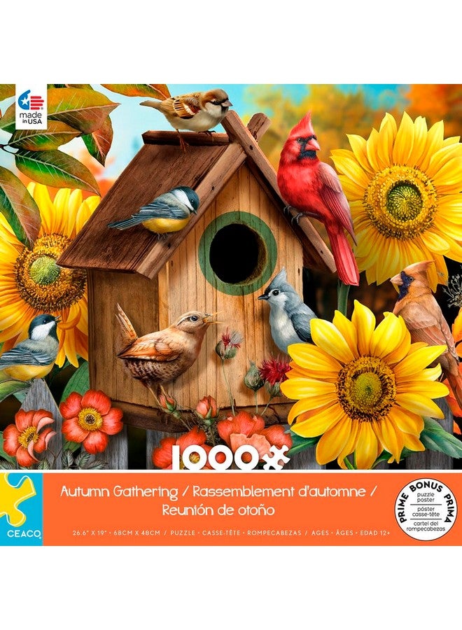 Ceaco - Tom Wood - Autumn Gathering - 1000 Piece Jigsaw Puzzle - Image 2