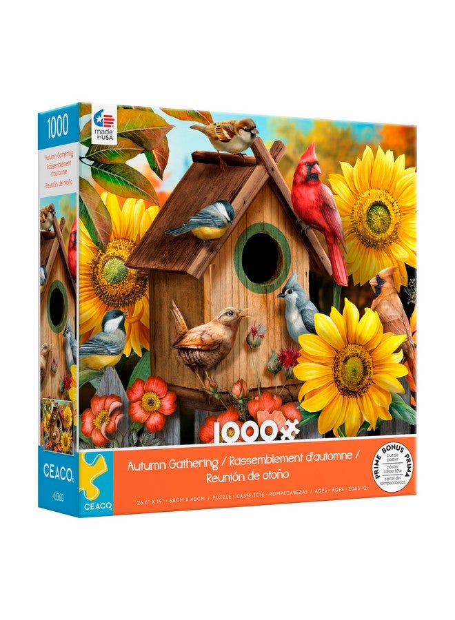 Ceaco - Tom Wood - Autumn Gathering - 1000 Piece Jigsaw Puzzle - Image 3