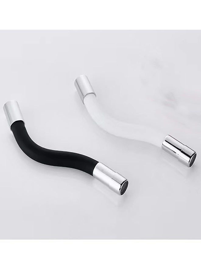Generic - Faucet Extender Tubes 20cm, 360° Free Rotating Foaming Splash-proof Sink Hose, Silincon Pipe Female Thread Connector Multipurpose Connector Kitchen Faucet Extender -white - Image 1