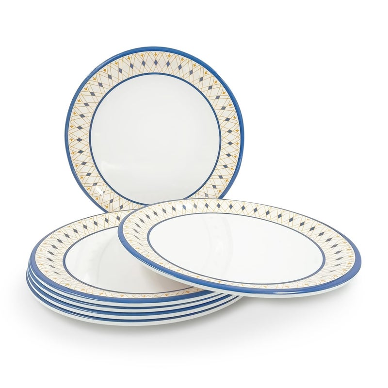 Superware Pure Melamine Buffet Plate Set Elegance 125 6 nos Stain Free Glazed Finish - Image 3