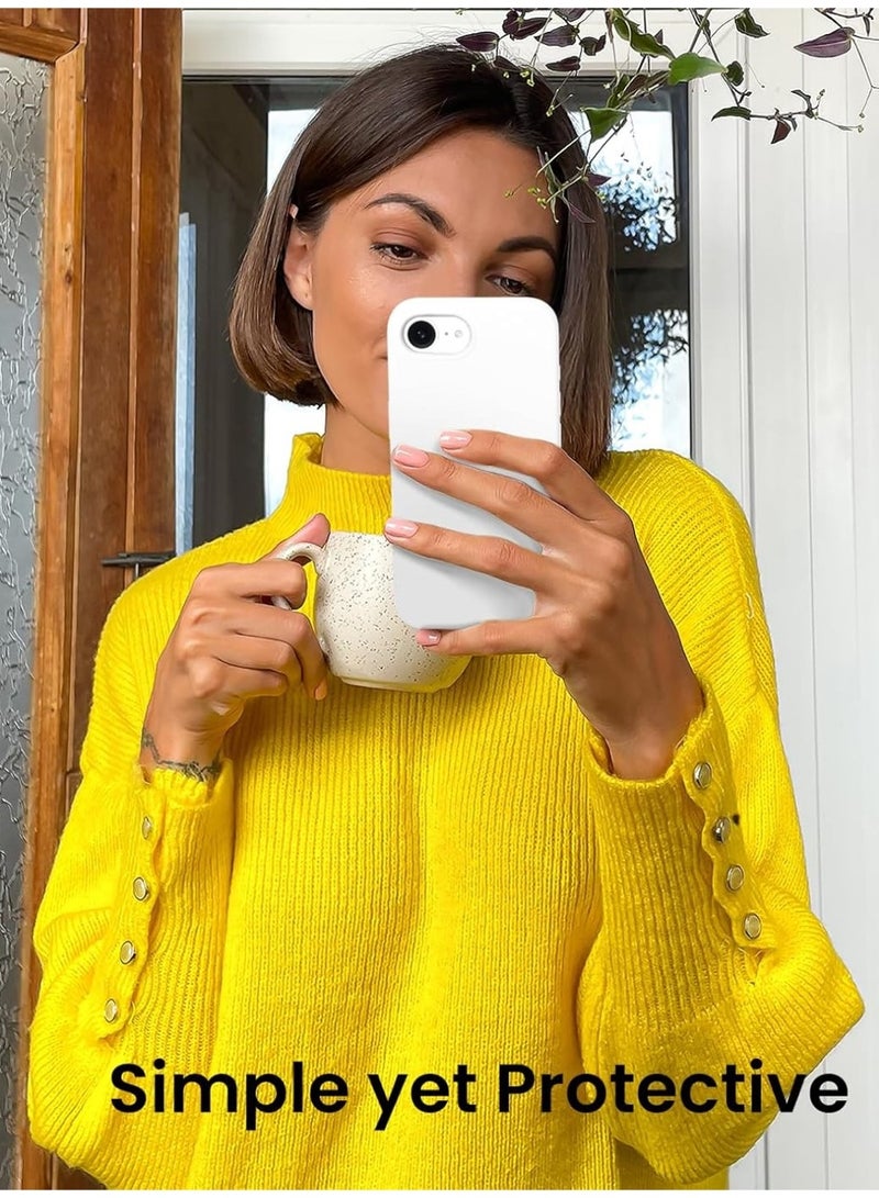 BORTONY iPhone 16e 6.1-Inch Case Cover Liquid Silicone Anti-Scratch Case Shockproof Soft Slim Camera Protection Cover For iPhone 16e 6.1-Inch - Image 4