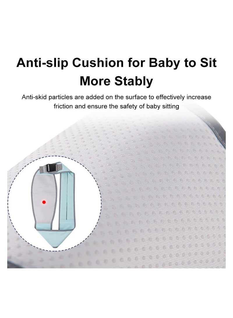 KASTWAVE Soft Baby Carrier, Toddler Sling with Adjustable Comfortable Shoulder Straps, Portable Breathable Ergonomic Baby Sling for Newborn, Infant, Toddler (Grey) - Image 3