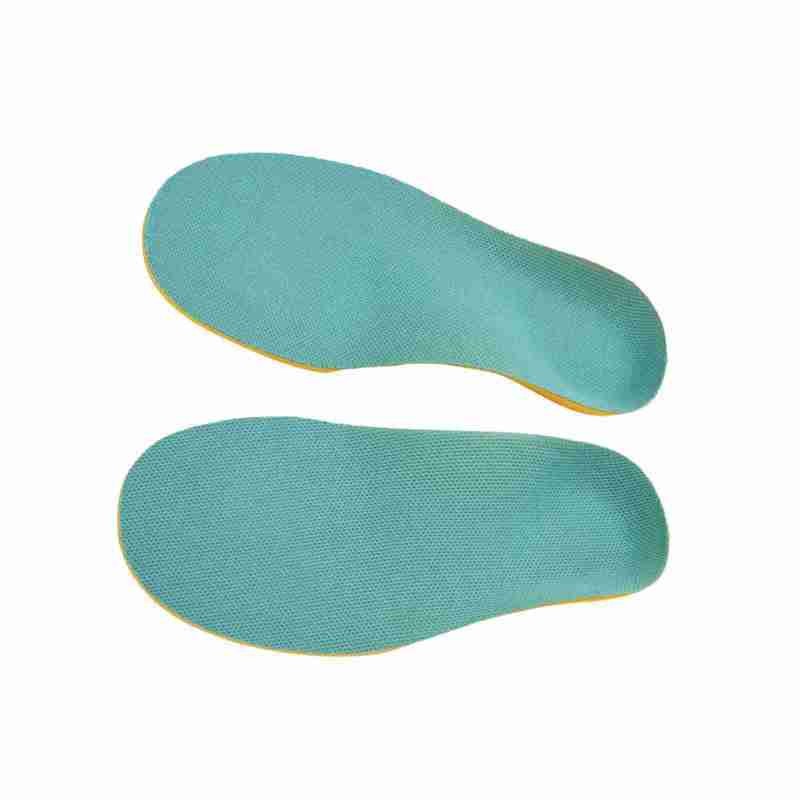 Kids Insoles: Size M Premium PVC Soft Cushion - Breathable Shock Absorbent 3D Arch Support for Flat Feet Correction, Kids Long Time Walking Standing - Image 1
