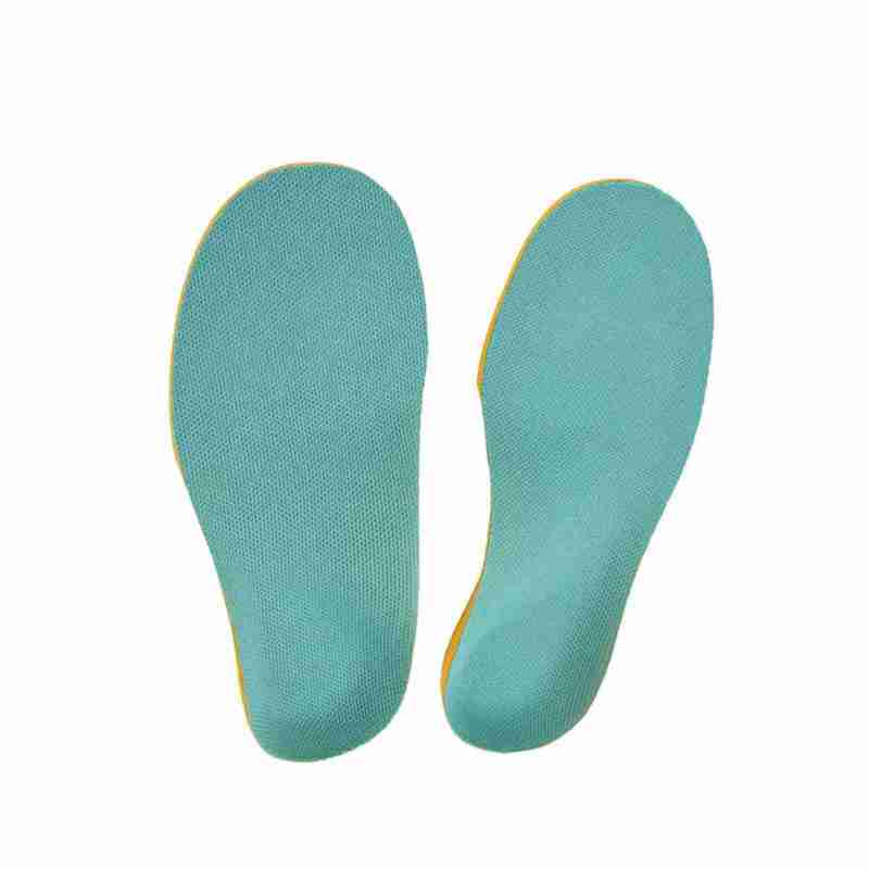 Kids Insoles: Size M Premium PVC Soft Cushion - Breathable Shock Absorbent 3D Arch Support for Flat Feet Correction, Kids Long Time Walking Standing - Image 2