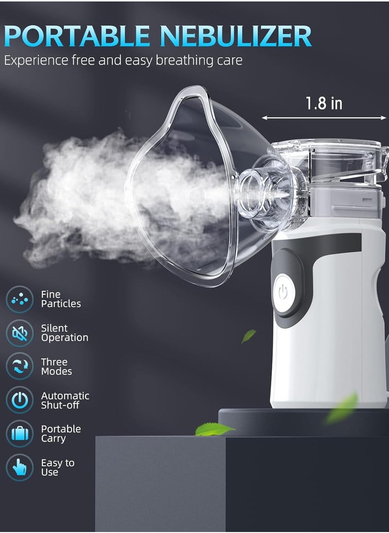 Generic - Portable steam inhalation device, children's steam machine, home-use medical inhalation device, compact and easy-to-use portable steam machine for kids and adults, inhalation device for respiratory care, battery-operated steam machine for asthma and respiratory conditions, large steam machine ideal for home care and hospitals, portable steam machine for children, small handheld steam machine for respiratory therapy, powerful steam cleaning machine for surface cleaning and disinfection, small inhalation steam device, portable and effective steam machine for children's asthma treatment, high-performance steam machine for inhalation and breathing, rechargeable portable steam machine for kids and adults. - Image 1