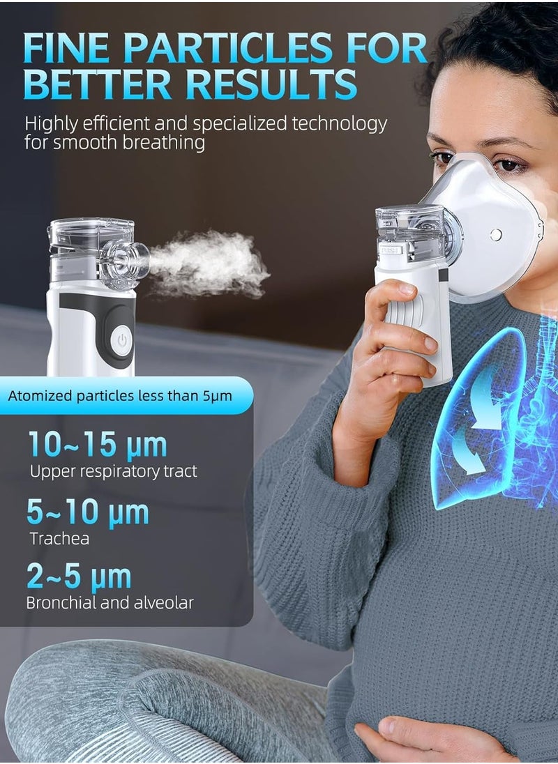 Generic - Portable steam inhalation device, children's steam machine, home-use medical inhalation device, compact and easy-to-use portable steam machine for kids and adults, inhalation device for respiratory care, battery-operated steam machine for asthma and respiratory conditions, large steam machine ideal for home care and hospitals, portable steam machine for children, small handheld steam machine for respiratory therapy, powerful steam cleaning machine for surface cleaning and disinfection, small inhalation steam device, portable and effective steam machine for children's asthma treatment, high-performance steam machine for inhalation and breathing, rechargeable portable steam machine for kids and adults. - Image 1