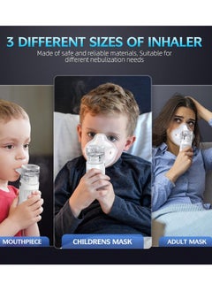 Generic Portable steam inhalation device, children's steam machine, home-use medical inhalation device, compact and easy-to-use portable steam machine for kids and adults, inhalation device for respiratory care, battery-operated steam machine for asthma and respiratory conditions, large steam machine ideal for home care and hospitals, portable steam machine for children, small handheld steam machine for respiratory therapy, powerful steam cleaning machine for surface cleaning and disinfection, small inhalation steam device, portable and effective steam machine for children's asthma treatment, high-performance steam machine for inhalation and breathing, rechargeable portable steam machine for kids and adults.  - Image 3