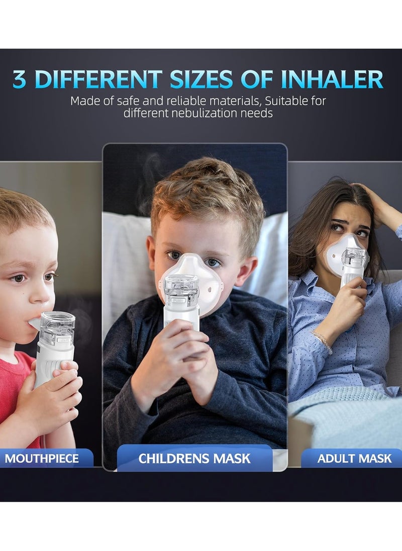 Generic - Portable steam inhalation device, children's steam machine, home-use medical inhalation device, compact and easy-to-use portable steam machine for kids and adults, inhalation device for respiratory care, battery-operated steam machine for asthma and respiratory conditions, large steam machine ideal for home care and hospitals, portable steam machine for children, small handheld steam machine for respiratory therapy, powerful steam cleaning machine for surface cleaning and disinfection, small inhalation steam device, portable and effective steam machine for children's asthma treatment, high-performance steam machine for inhalation and breathing, rechargeable portable steam machine for kids and adults. - Image 1