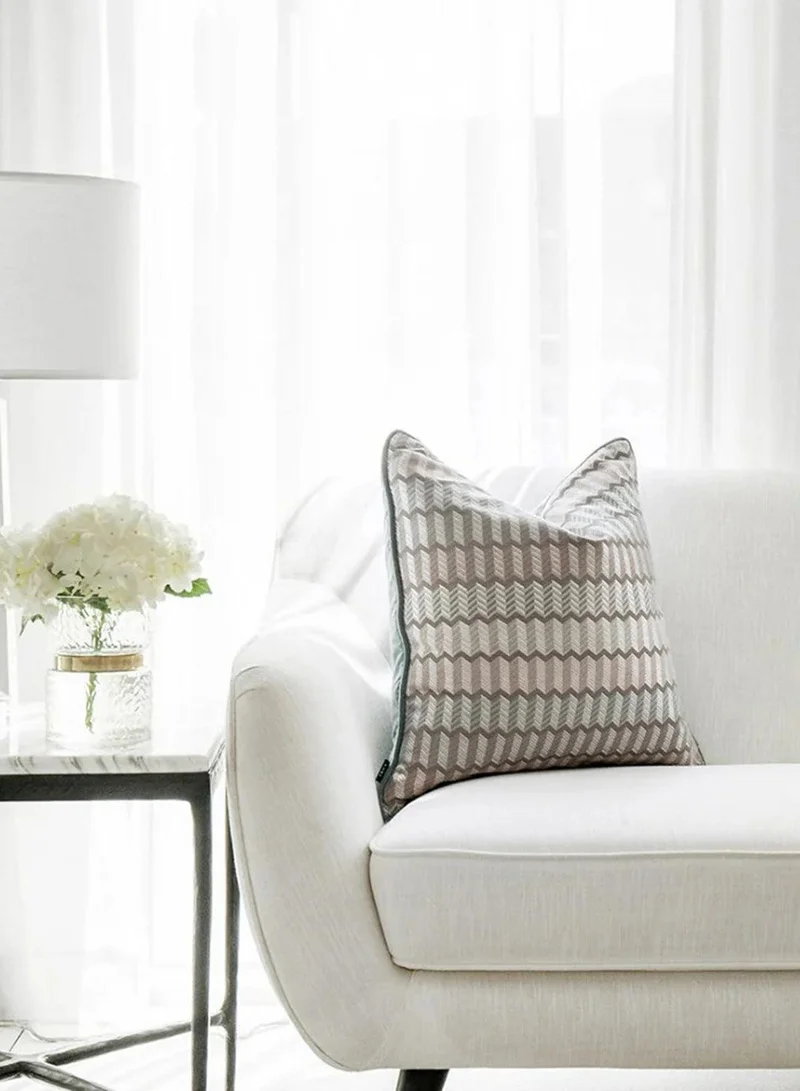 KNOT HOME Cushion Cecilia Canova (with filler) Pillow Knot Home Cover Set for Modern Sofa Contemporary Living Room Bedroom and Office Soft Washable