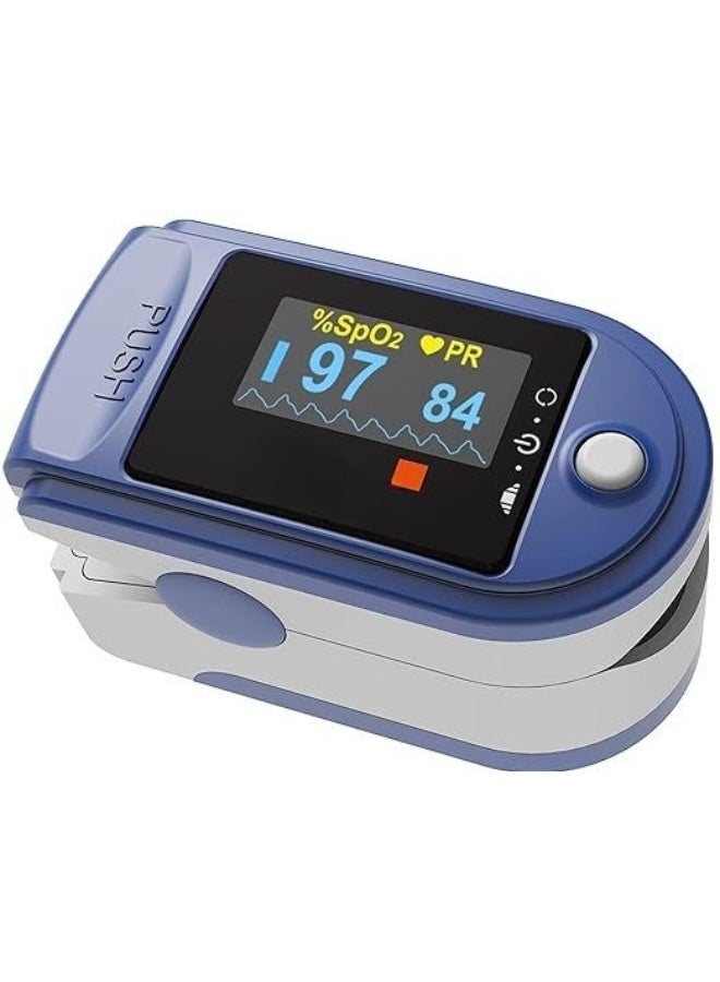 جهاز قياس النبض ونسبة الأكسجين – عملي وسهل الاستخدام – مثالي للاستخدام اليومي في المنزل أو أثناء السفر - Image 1