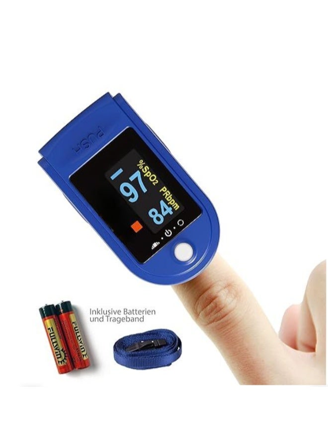 جهاز قياس النبض ونسبة الأكسجين – عملي وسهل الاستخدام – مثالي للاستخدام اليومي في المنزل أو أثناء السفر - Image 4