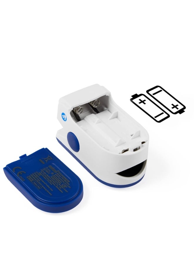 جهاز قياس النبض ونسبة الأكسجين – عملي وسهل الاستخدام – مثالي للاستخدام اليومي في المنزل أو أثناء السفر - Image 2