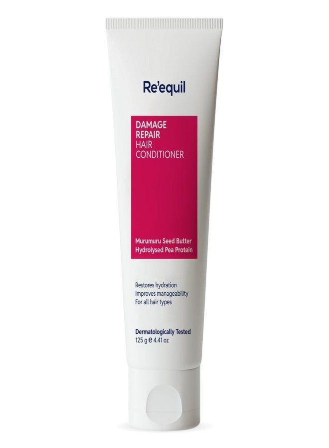 RE' EQUIL Re'equil Damage Repair Conditioner with Murumuru & Pea Protein | Silicone Free Conditioner | Repairs, Nourishes, and Detangles Hair | Great for Curly, Damaged Hair | 125 g - Image 2