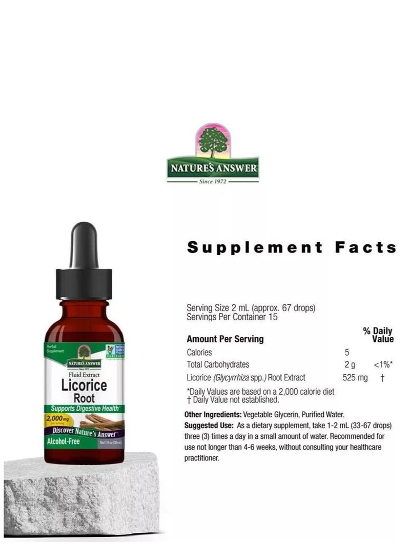 Nature's جذر العرقسوس من ناتشرز أنسر 30 مل - Image 2