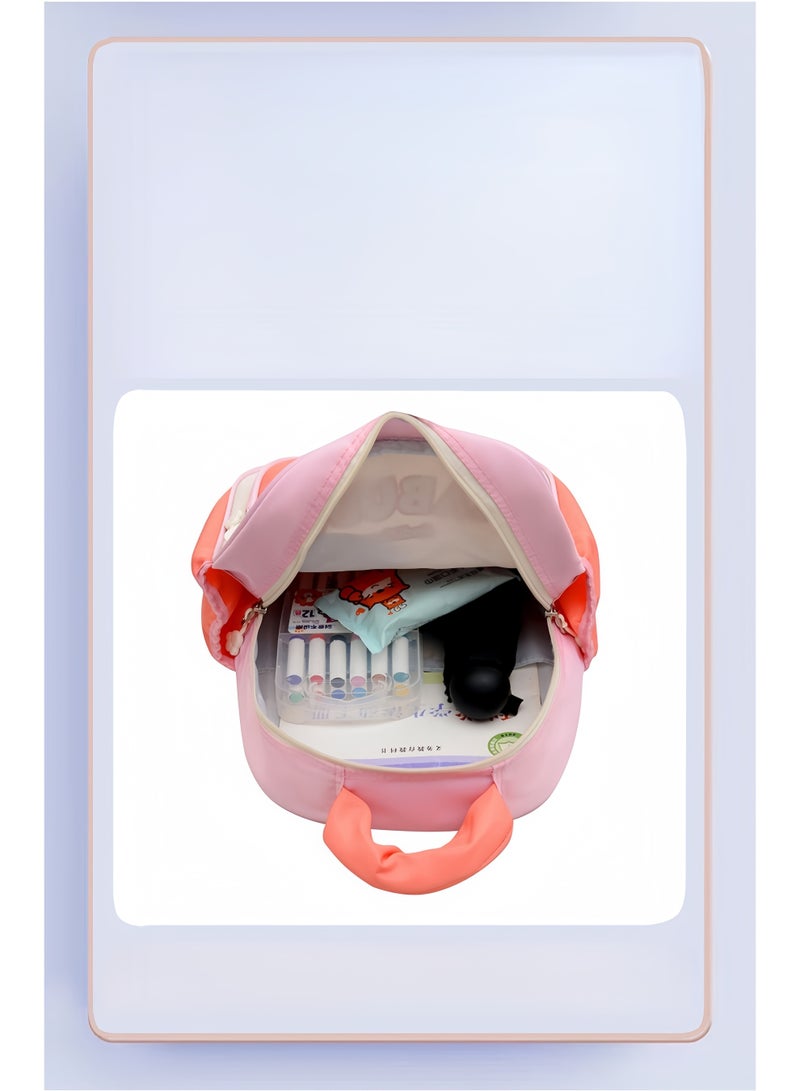 لابوبو حقيبة مدرسية جديدة رائعة لرياض الأطفال، حقيبة ظهر خفيفة الوزن من القماش للأطفال، بتصميم كرتوني لطيف للأولاد والبنات - Image 2