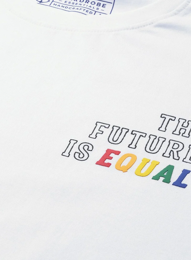 Mast & Harbour Printed Crew Neck T-Shirt
