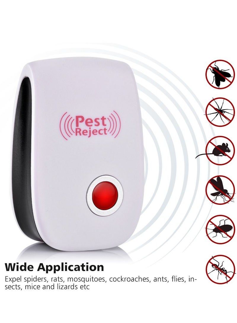 Pest Reject جهاز طارد الآفات الإلكتروني بالموجات فوق الصوتية للفئران والصراصير والحشرات والجرذان والعناكب والبعوض، قاتل الآفات للتحكم في الآفات المنزلية - Image 1