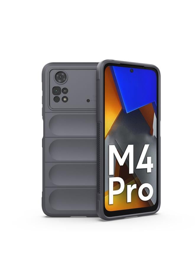 The Bros Case For Xiaomi Poco M4 Pro 4G Magic Shield TPU + Flannel Phone Case