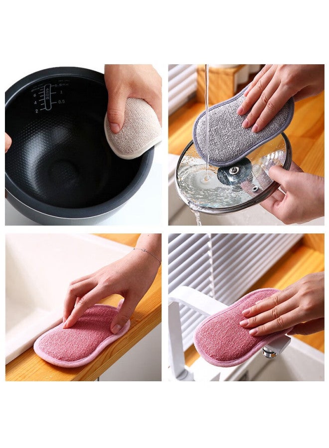 Foojo Sponge Scouring Pad For Kitchen, Non-damaging To Pots, Dish Washing, Absorbent, Non-stick, Magic Eraser, 5-pack - Image 3