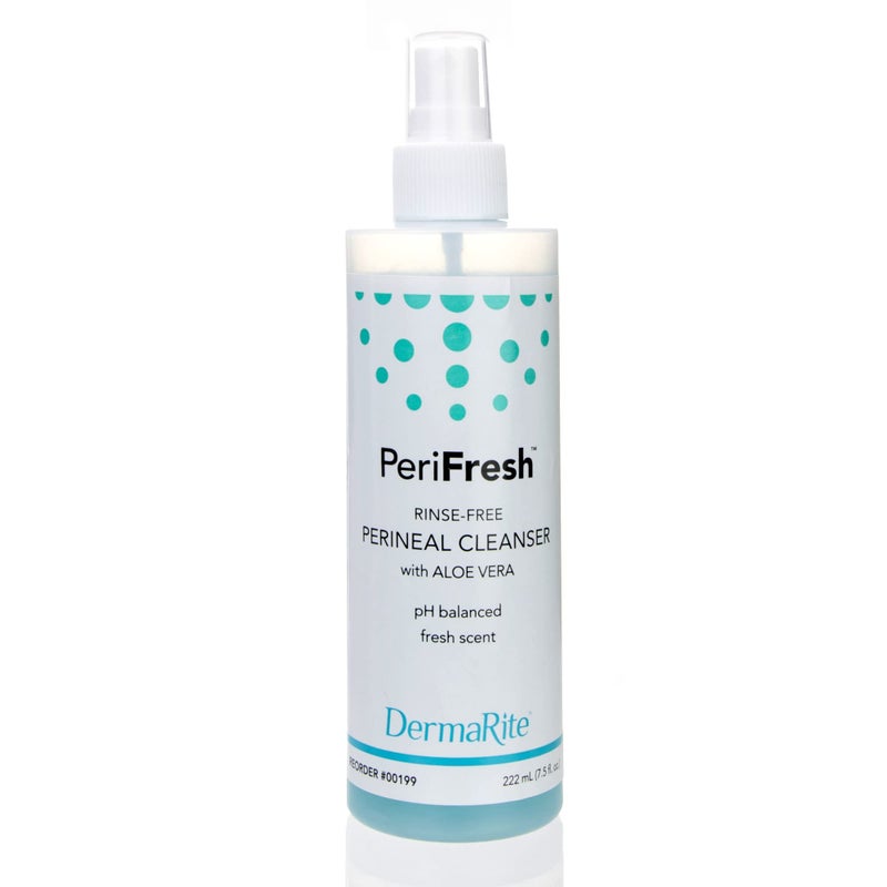 dermarite DermaRites PeriFresh RinseFree Perineal Cleanser Aloe Vera Enriched pHBalanced Odor Neutralizing 75 oz 1 Count