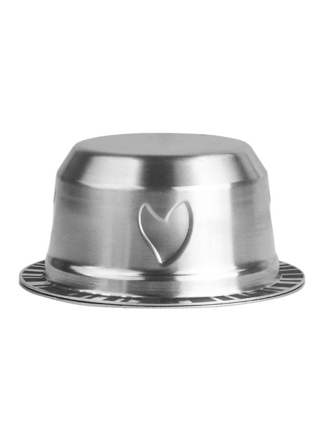 NIBEMINENT Stainless Steel Fillable Coffee Capsule For Vertuolline GCA1/Delonghi ENV135/Delonghi ENV150 Silver 11x7.5x7.50centimeter - Image 1
