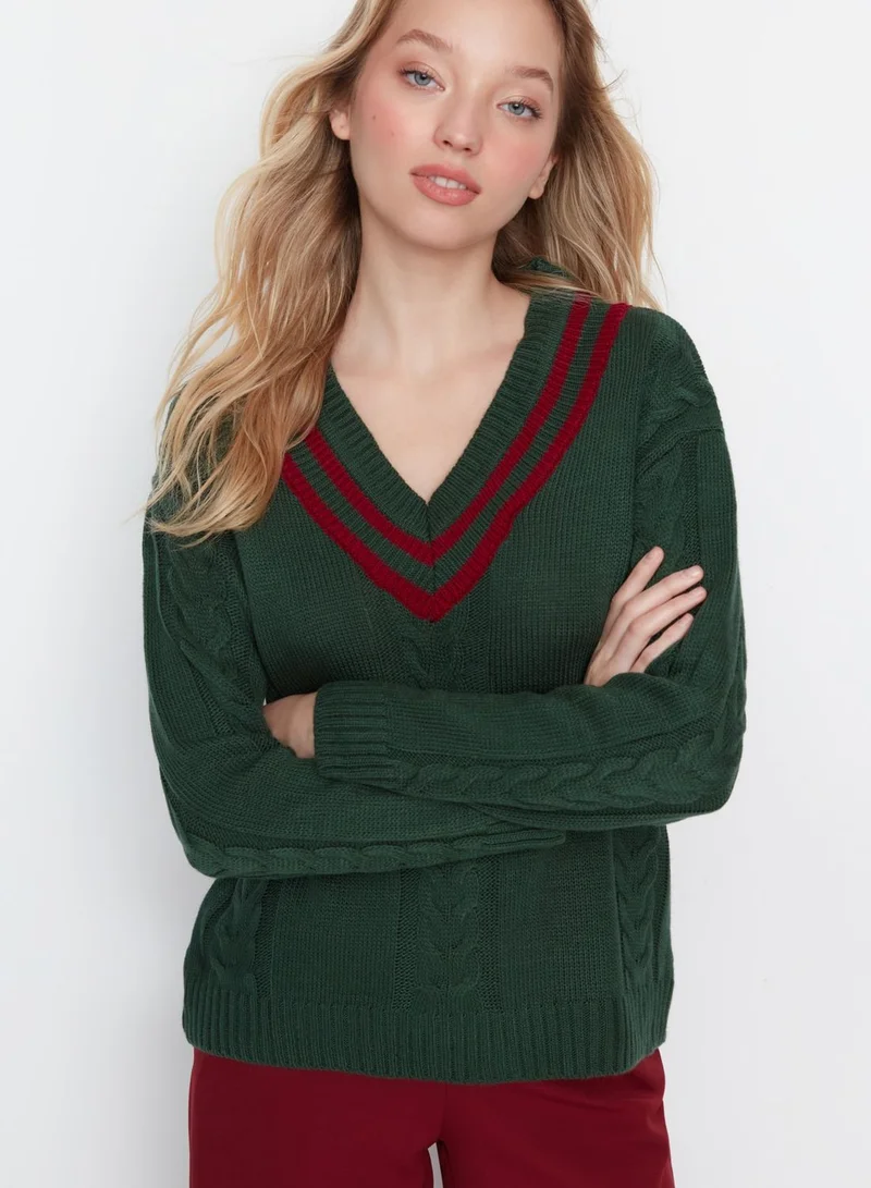 trendyol V-Neck Sweater