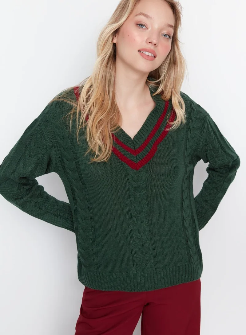 trendyol V-Neck Sweater