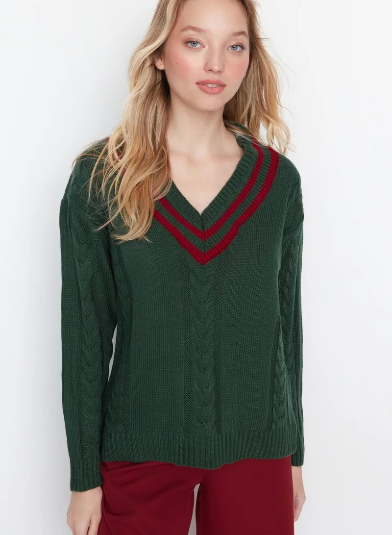 trendyol V-Neck Sweater