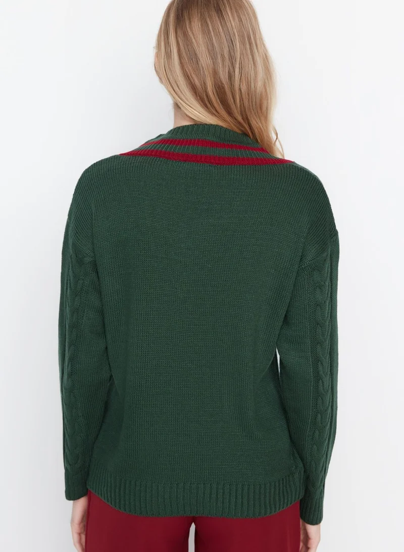 trendyol V-Neck Sweater