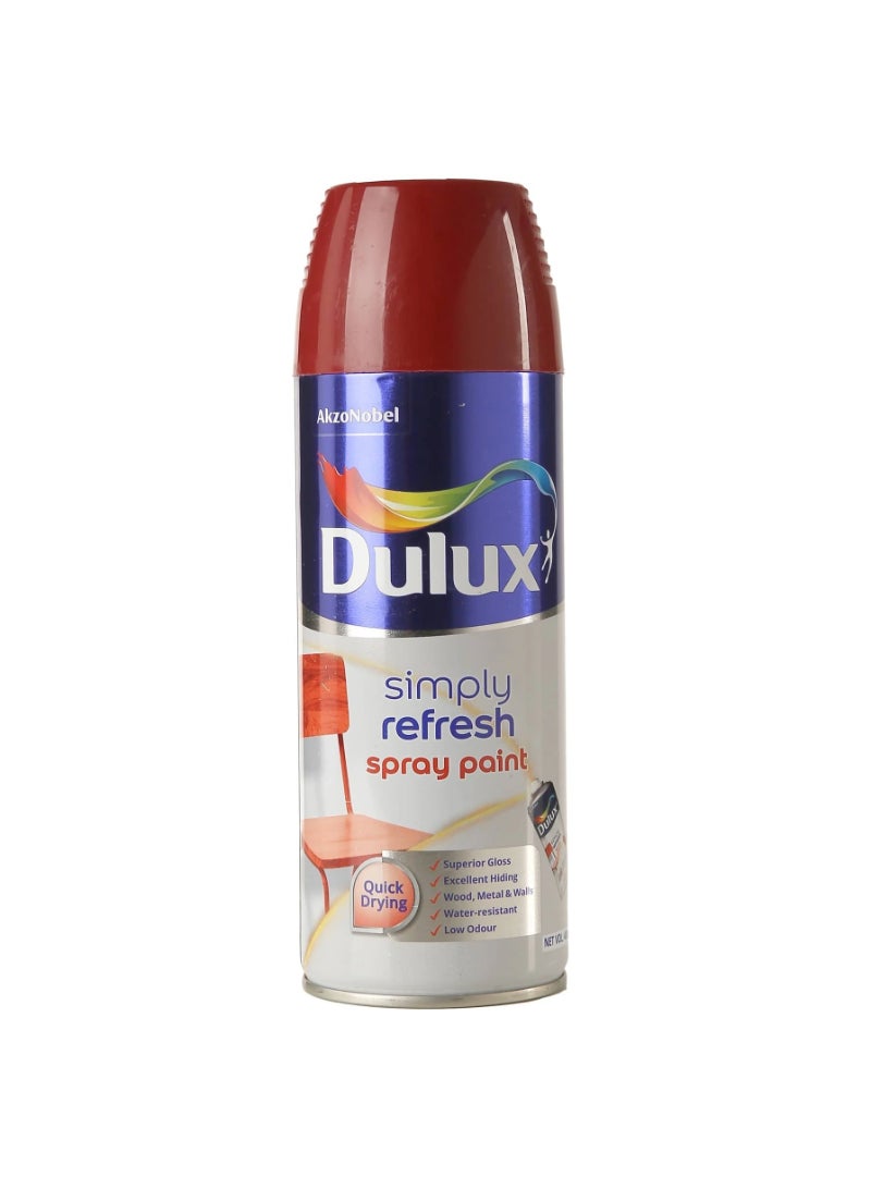 Dulux Simply Refresh Spray Paint (400 ml, Gloss Signal Red)