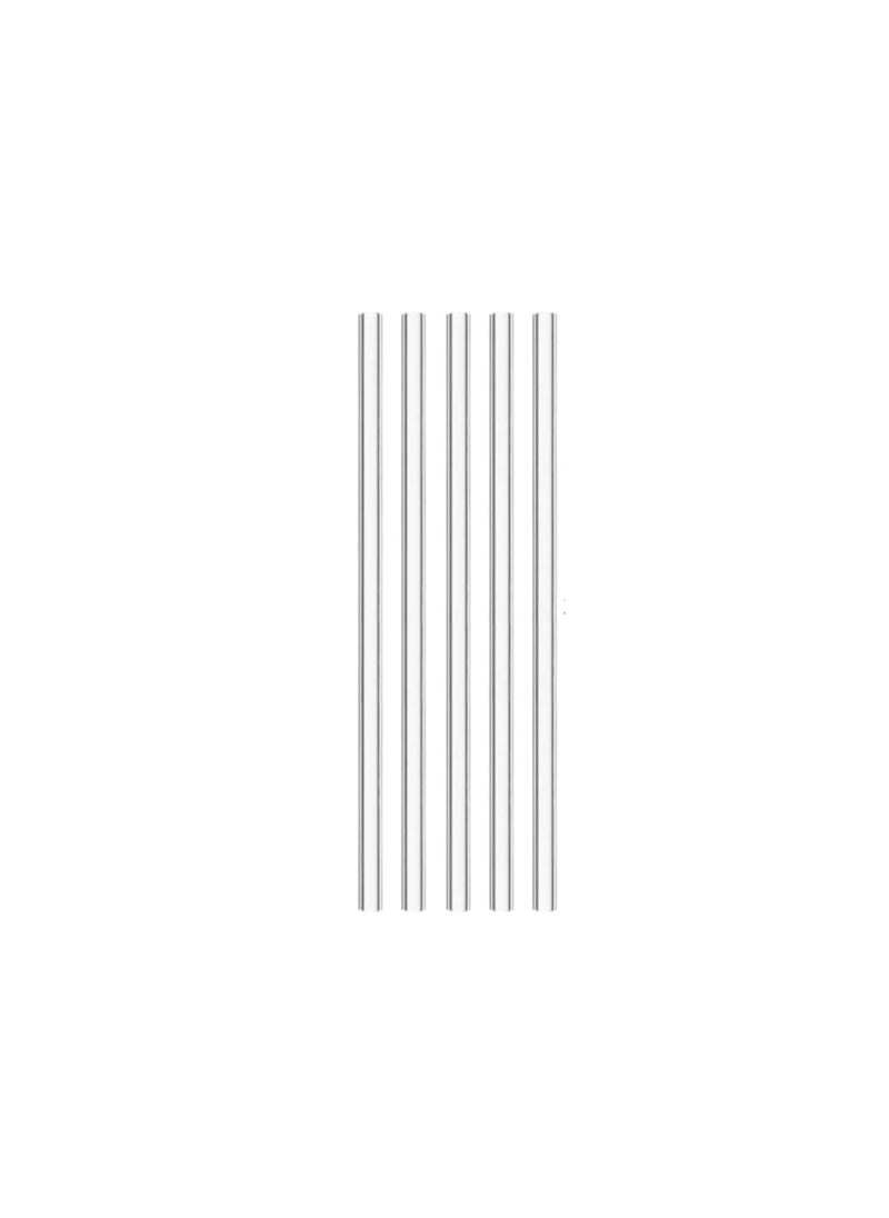 Generic - 500mm Quartz Glass Tube Thick 1.5mm Length 50cm High Temperature Heating Vycor Glasses Tubing (OD=25mm 2Pcs) - Image 1