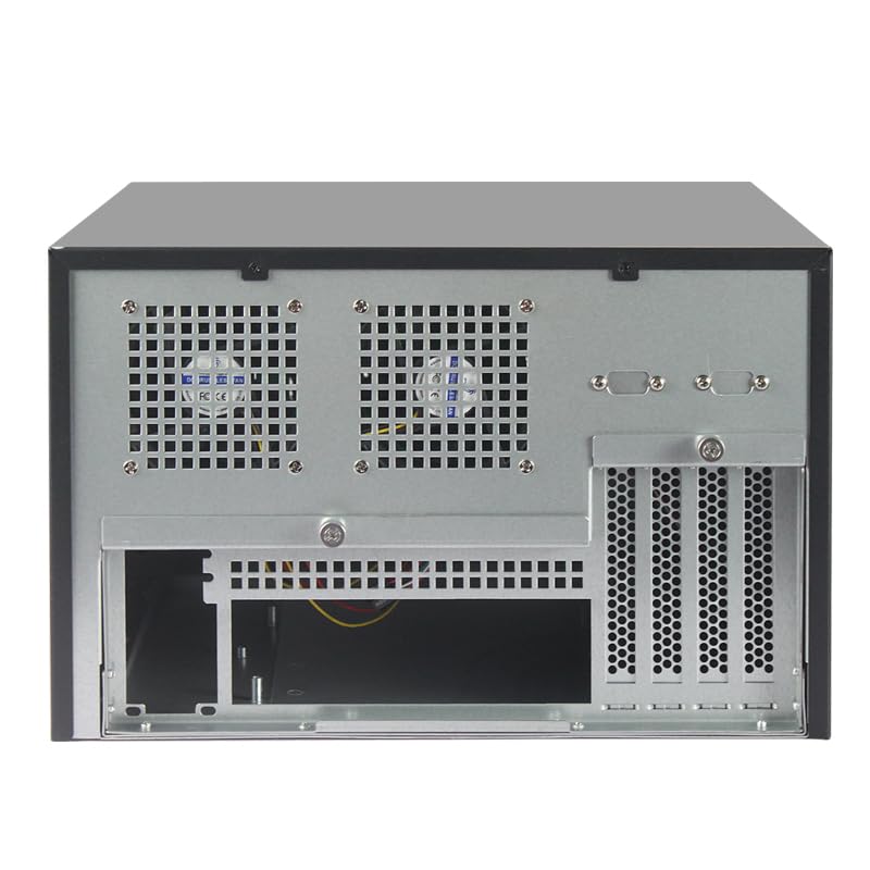 KCMconmey 8 + 1 Bay DIY NAS Case, 8 x 2.5/3.5″ Tray + 1 x 2.5″ Internal Bay. MB MATX/ITX. Flex PSU. Front USB 3.0 8cm Chassis Fan Hot Swap Backplane. Network Attached Storage Private Cloud Enclosure - Image 3
